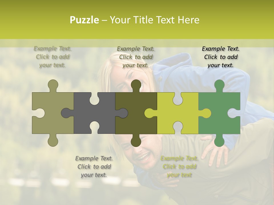 Holiday Smiling Happy PowerPoint Template