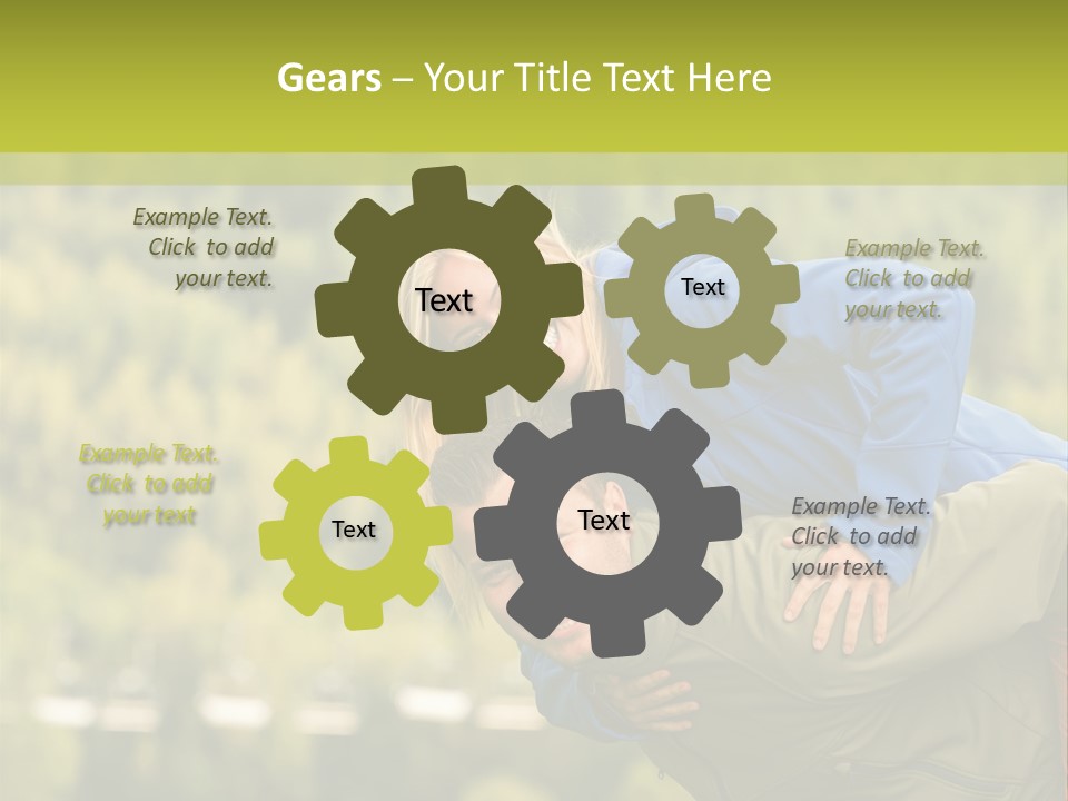 Holiday Smiling Happy PowerPoint Template