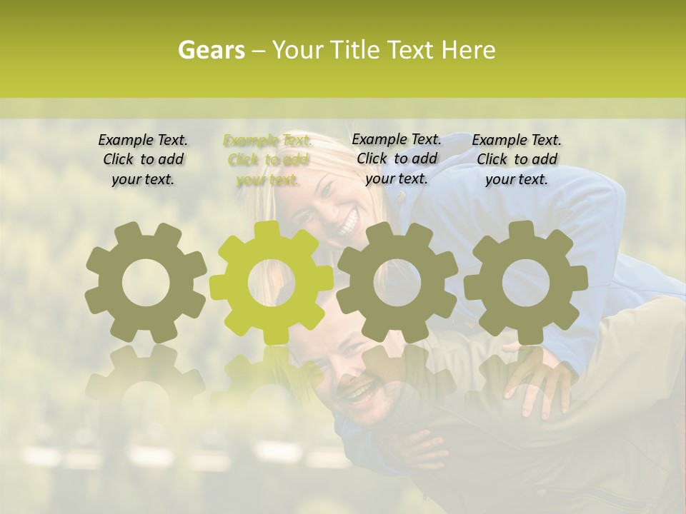 Holiday Smiling Happy PowerPoint Template