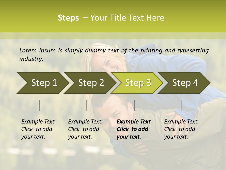Holiday Smiling Happy PowerPoint Template