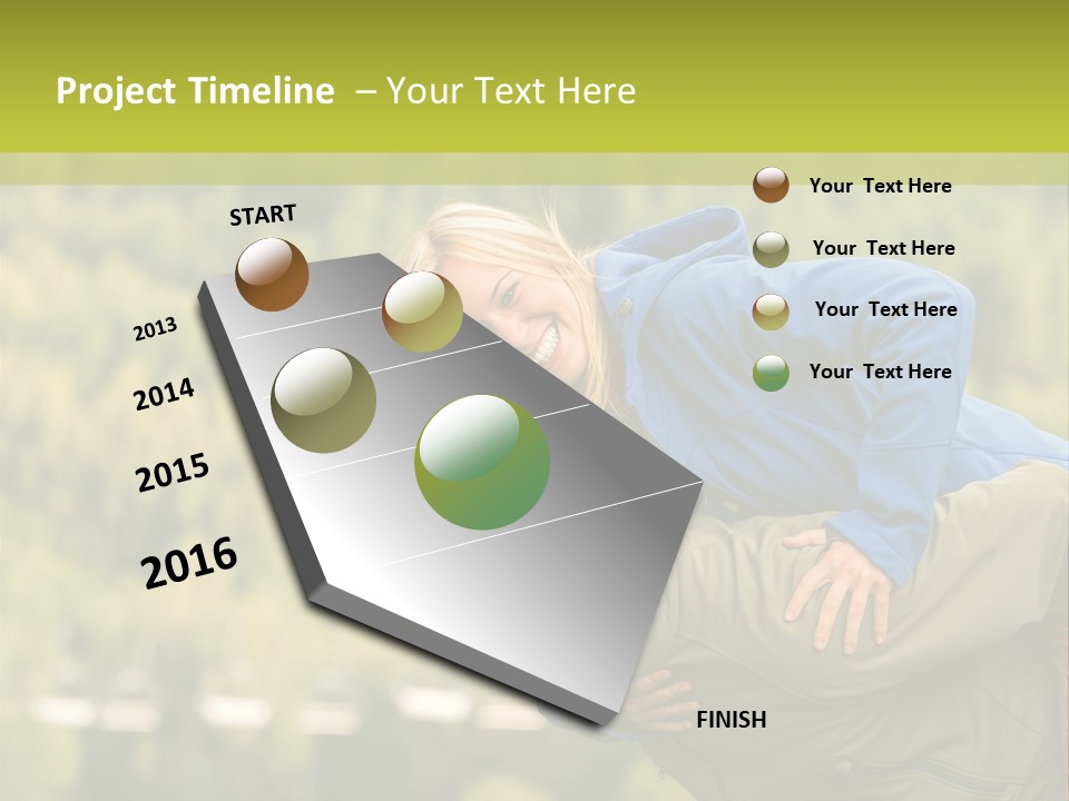 Holiday Smiling Happy PowerPoint Template