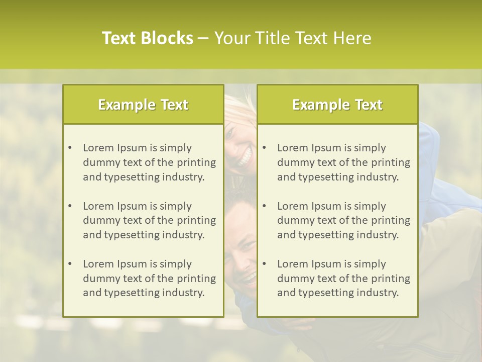 Holiday Smiling Happy PowerPoint Template