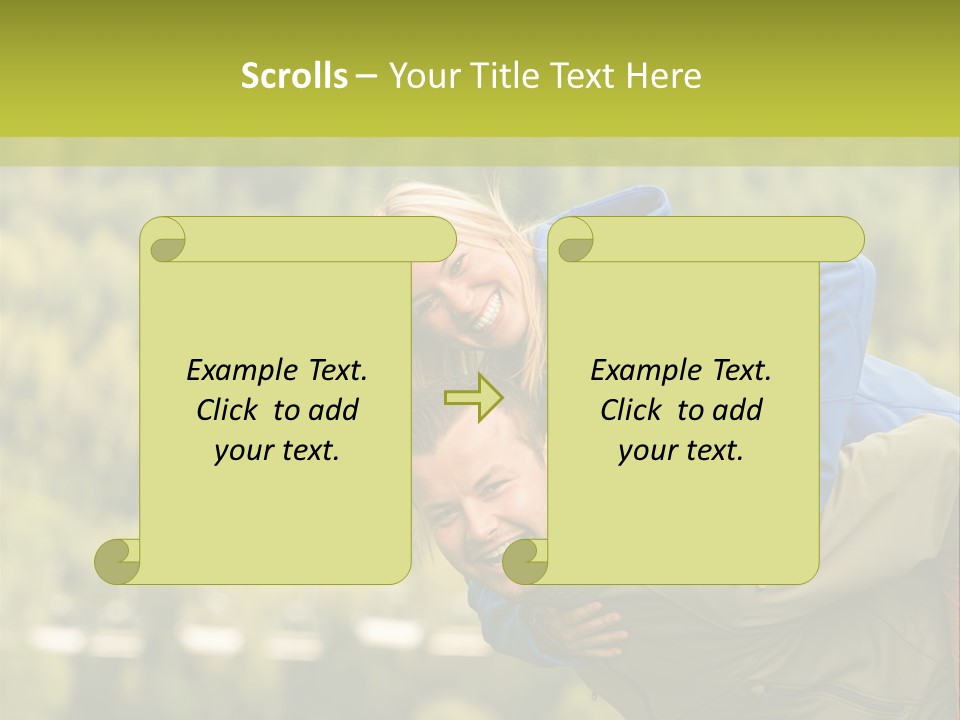 Holiday Smiling Happy PowerPoint Template