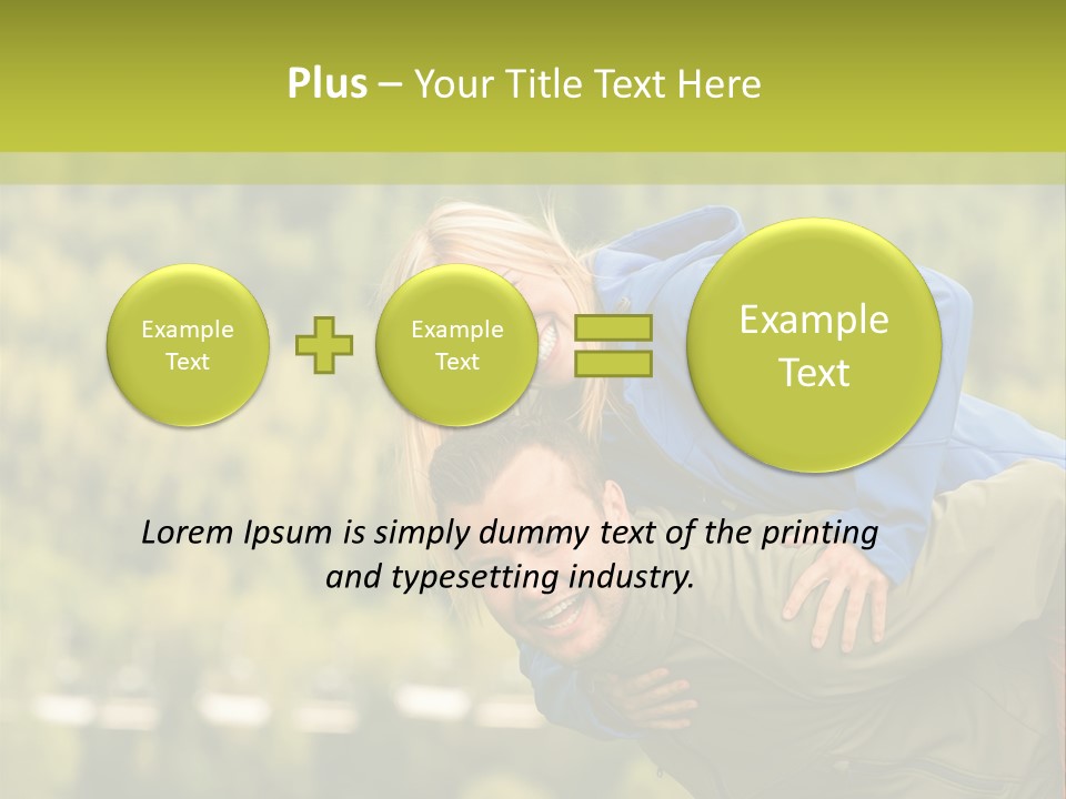 Holiday Smiling Happy PowerPoint Template