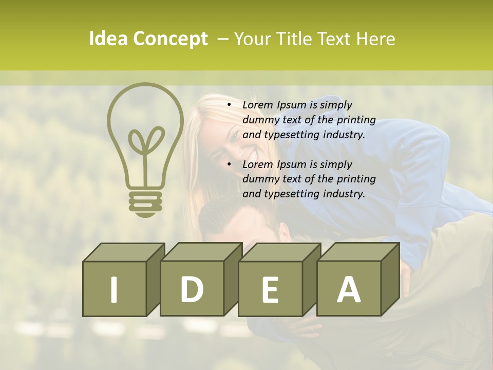 Holiday Smiling Happy PowerPoint Template