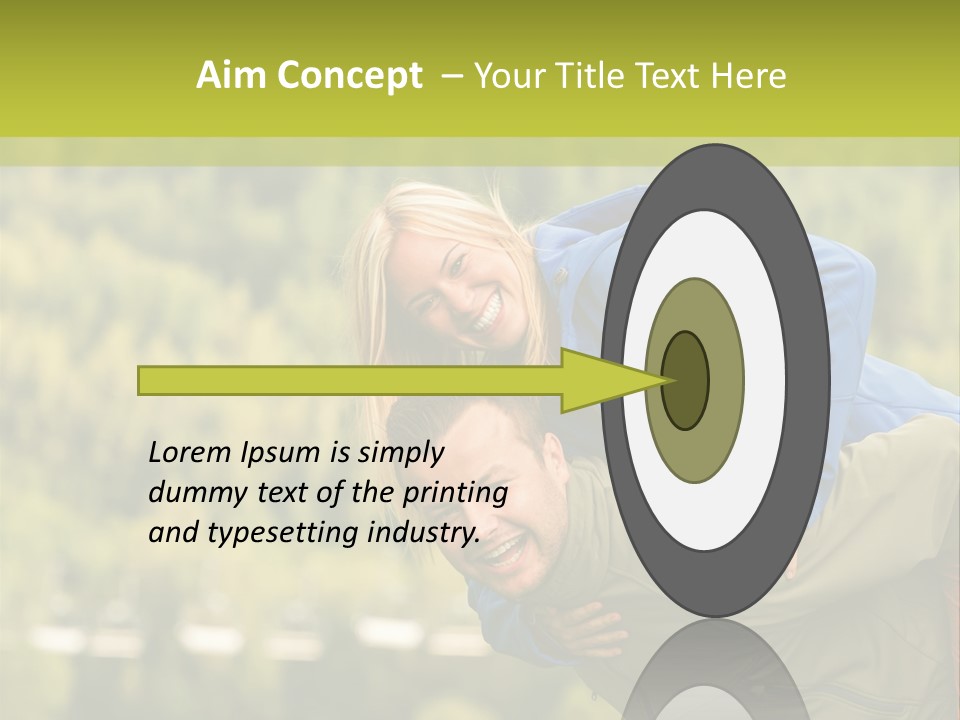 Holiday Smiling Happy PowerPoint Template