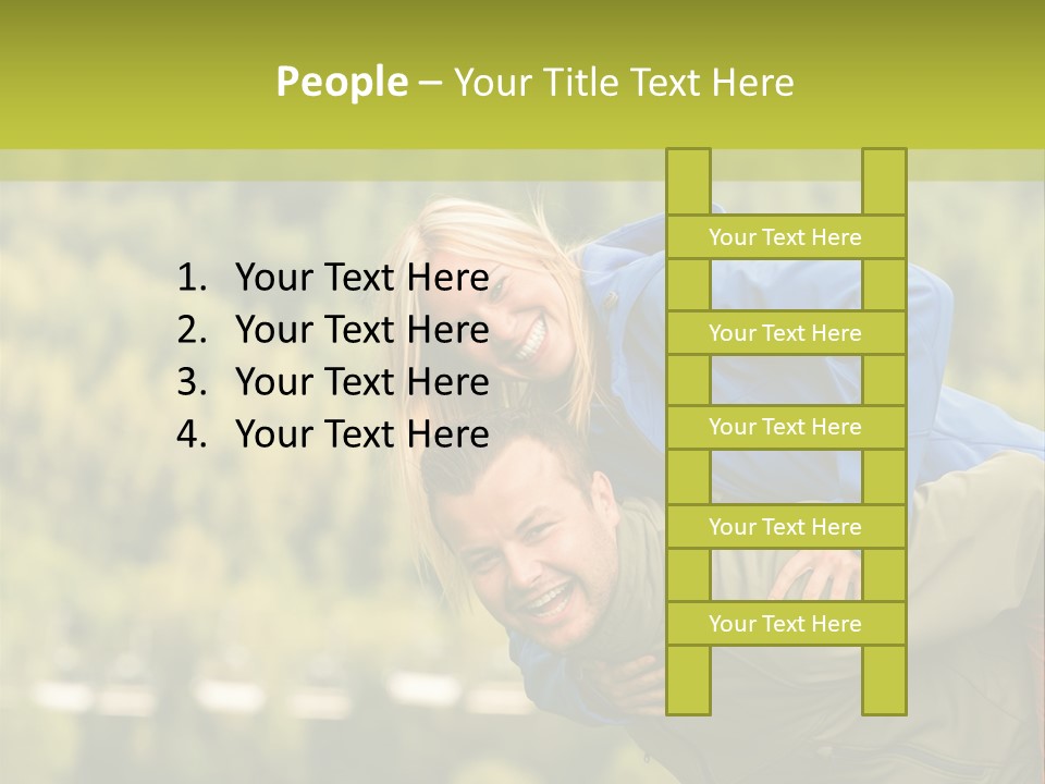 Holiday Smiling Happy PowerPoint Template