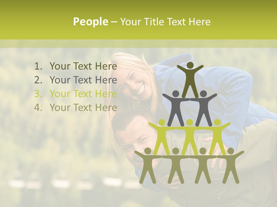 Holiday Smiling Happy PowerPoint Template