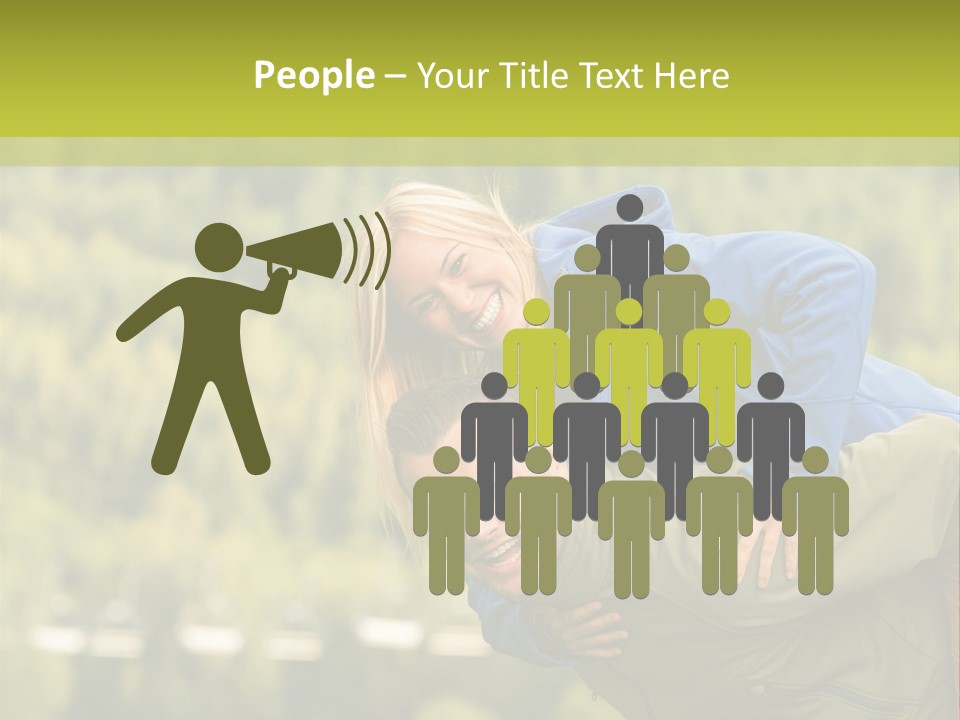 Holiday Smiling Happy PowerPoint Template