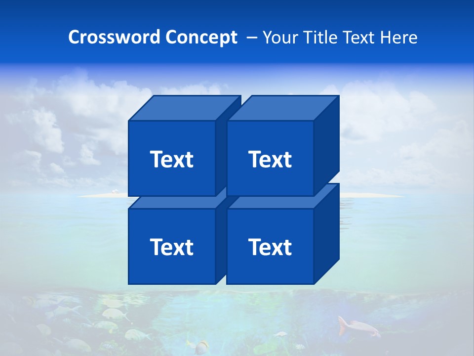 Sea Coast Sand PowerPoint Template