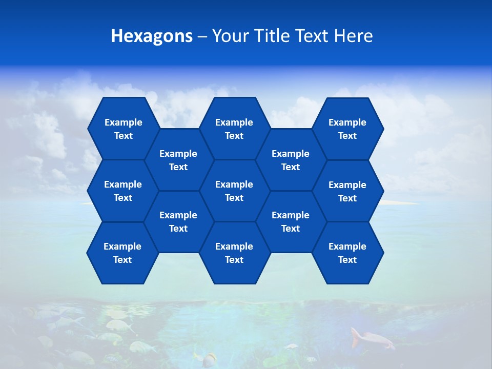 Sea Coast Sand PowerPoint Template