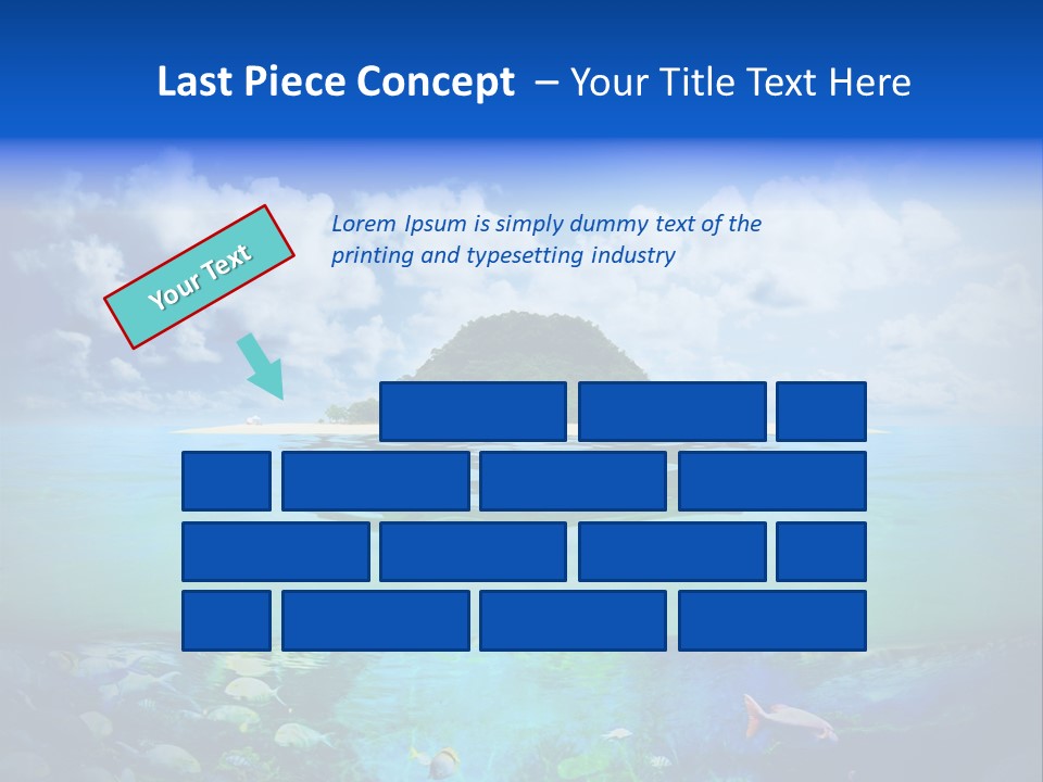 Sea Coast Sand PowerPoint Template