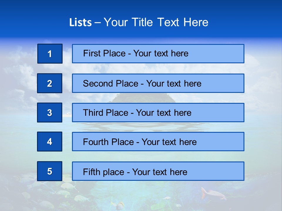 Sea Coast Sand PowerPoint Template