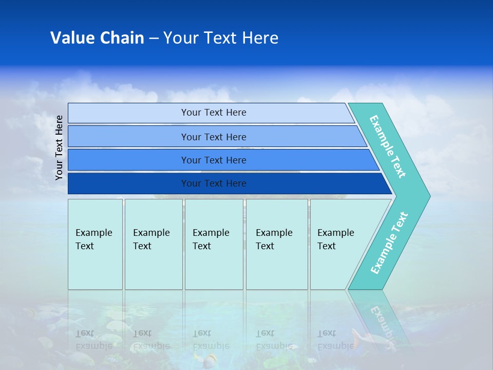Sea Coast Sand PowerPoint Template