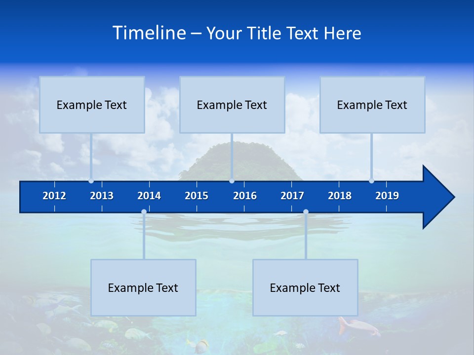 Sea Coast Sand PowerPoint Template