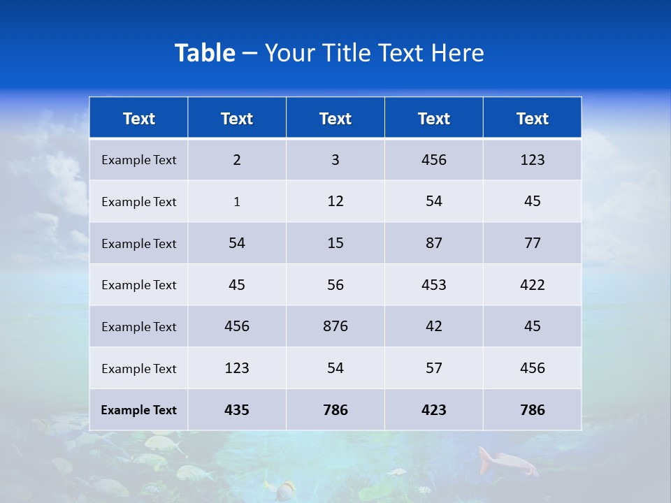 Sea Coast Sand PowerPoint Template