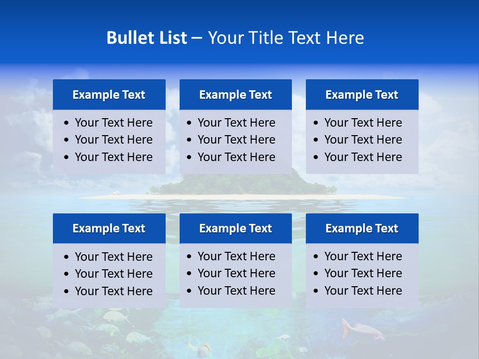 Sea Coast Sand PowerPoint Template