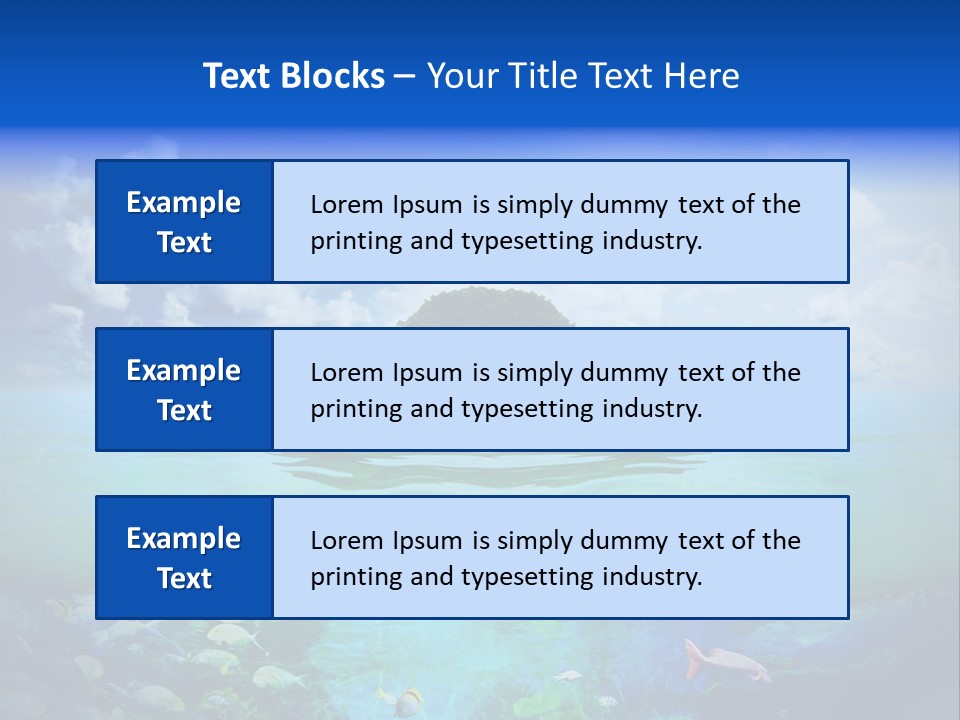 Sea Coast Sand PowerPoint Template