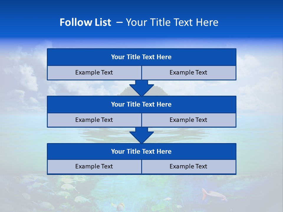 Sea Coast Sand PowerPoint Template