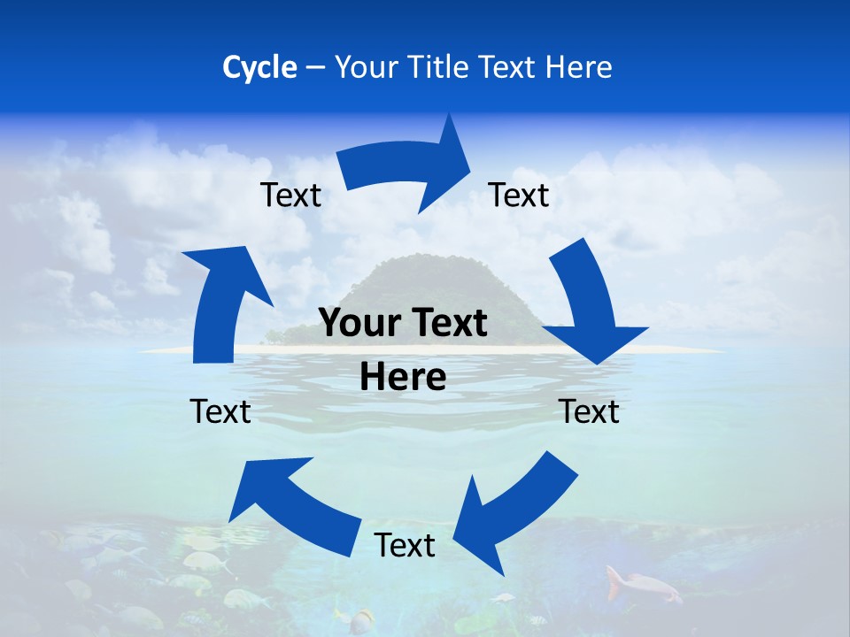 Sea Coast Sand PowerPoint Template