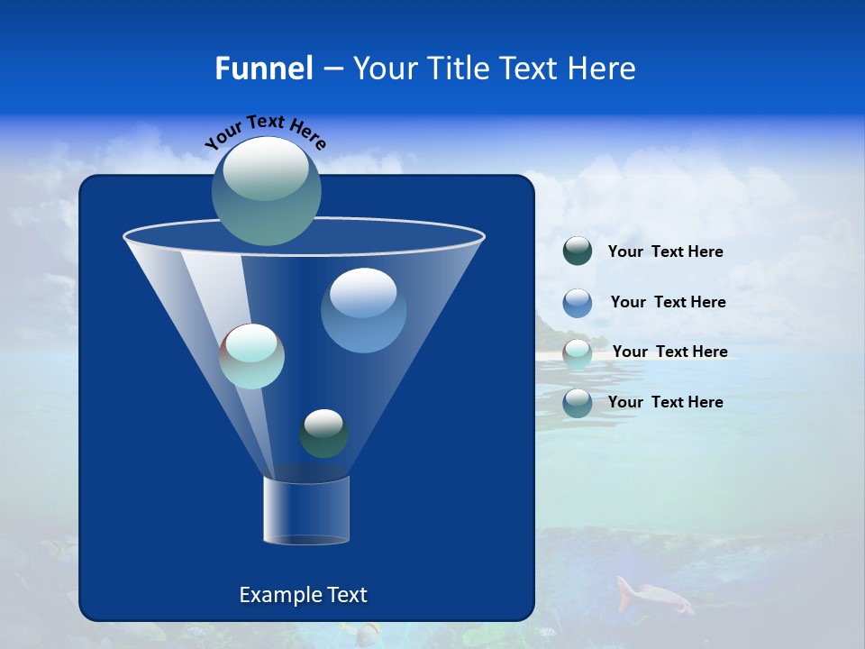 Sea Coast Sand PowerPoint Template