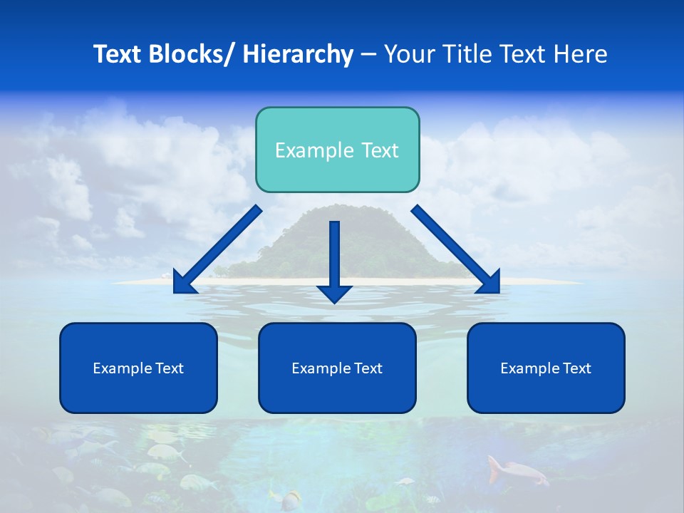 Sea Coast Sand PowerPoint Template