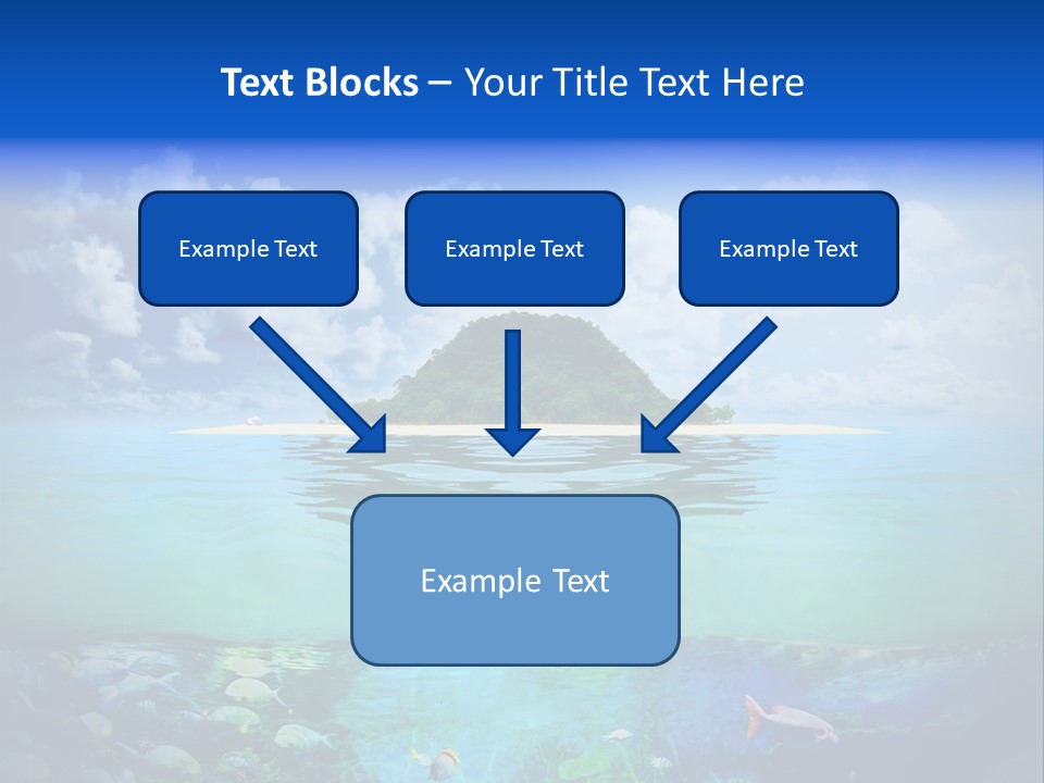 Sea Coast Sand PowerPoint Template