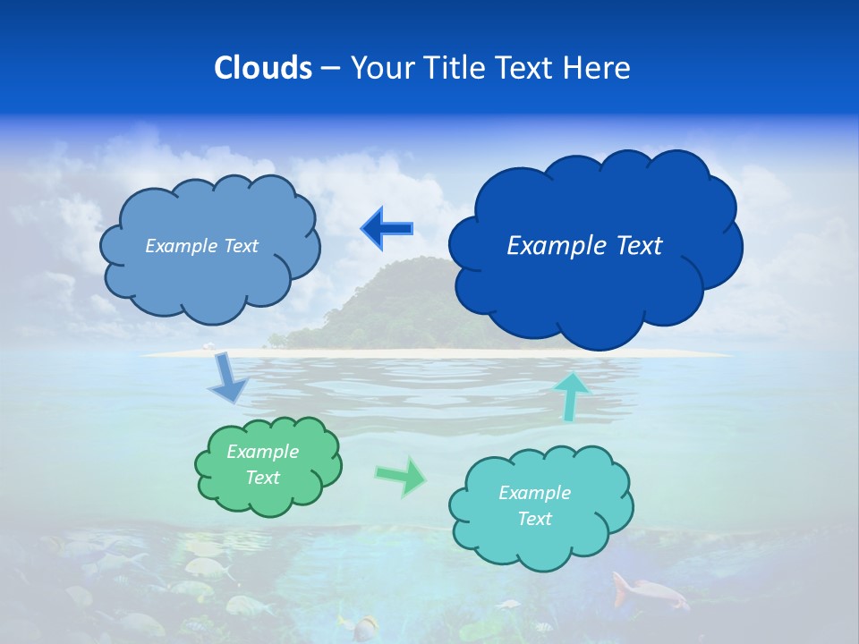 Sea Coast Sand PowerPoint Template