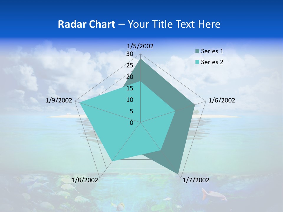 Sea Coast Sand PowerPoint Template