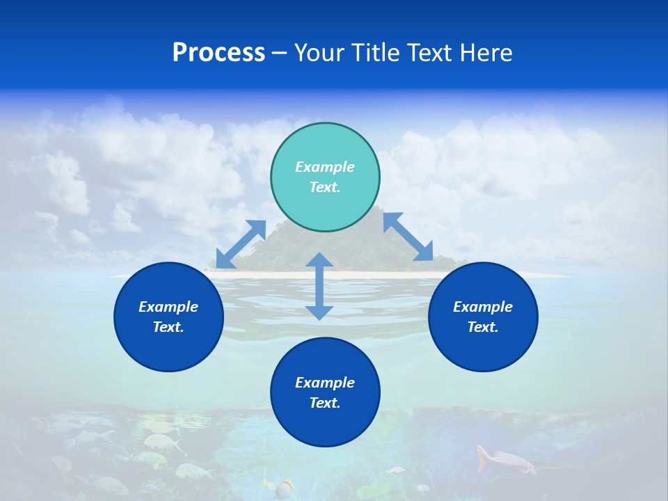 Sea Coast Sand PowerPoint Template