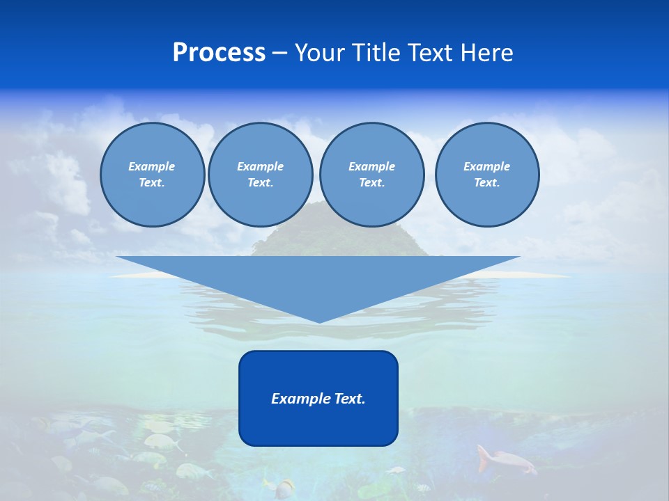 Sea Coast Sand PowerPoint Template