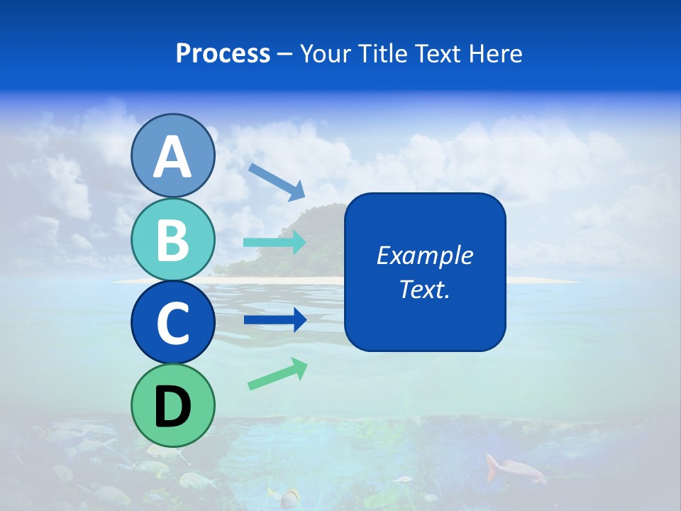 Sea Coast Sand PowerPoint Template