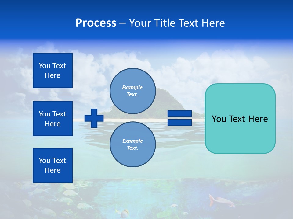 Sea Coast Sand PowerPoint Template