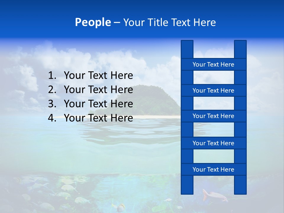 Sea Coast Sand PowerPoint Template