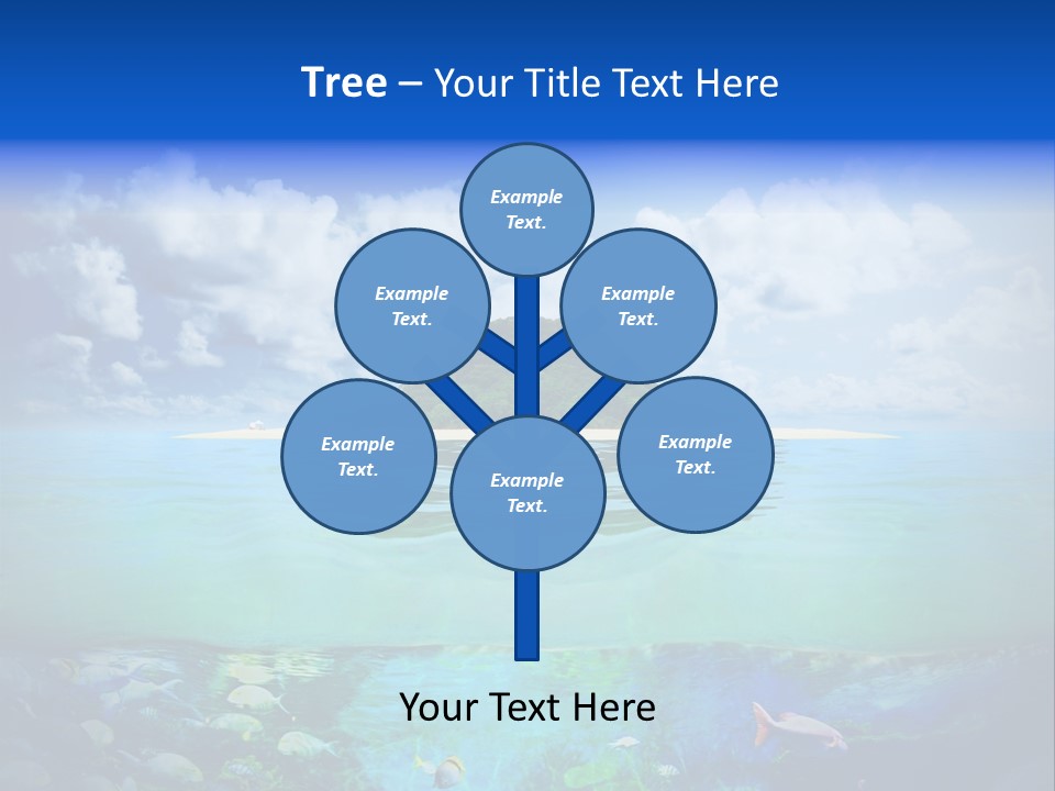 Sea Coast Sand PowerPoint Template