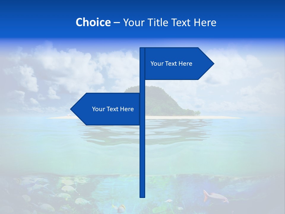 Sea Coast Sand PowerPoint Template