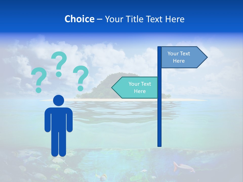 Sea Coast Sand PowerPoint Template