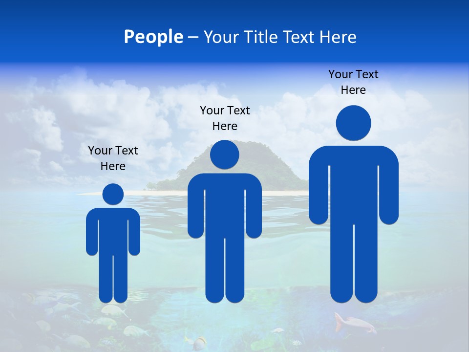 Sea Coast Sand PowerPoint Template