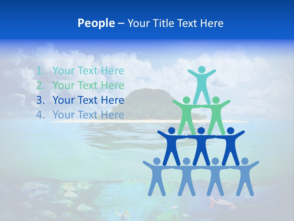 Sea Coast Sand PowerPoint Template