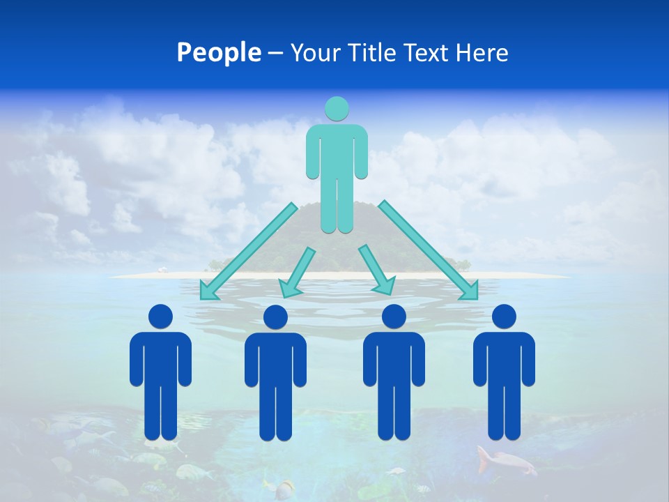 Sea Coast Sand PowerPoint Template