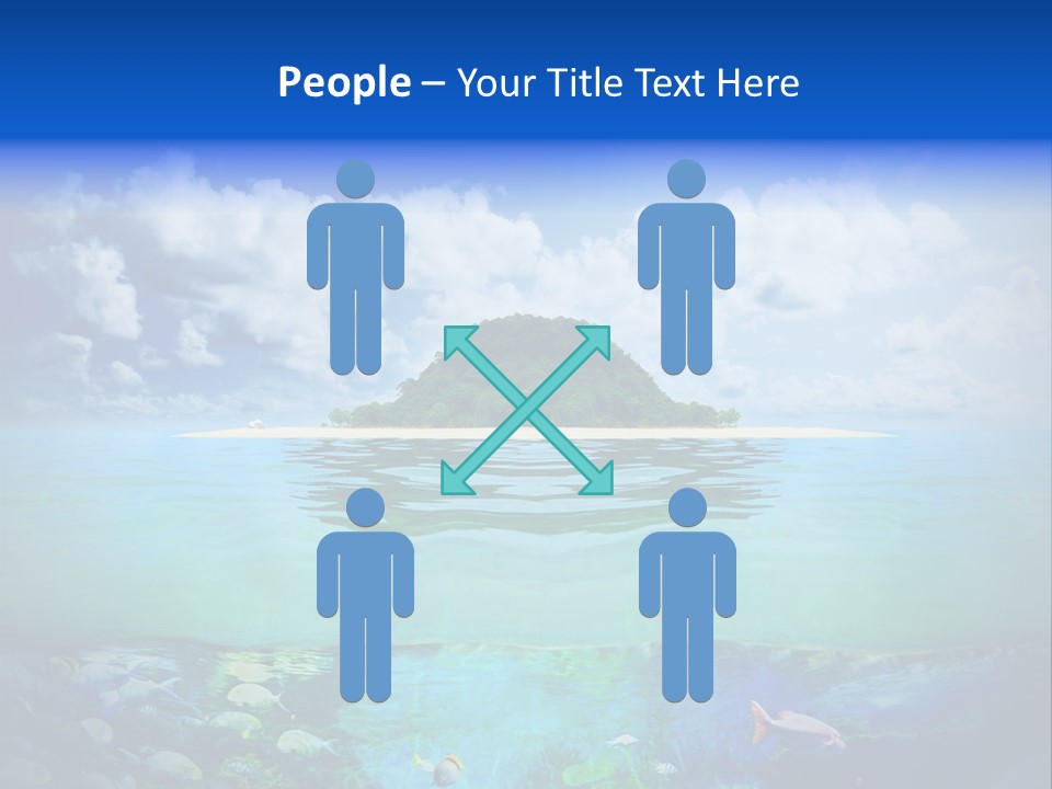 Sea Coast Sand PowerPoint Template