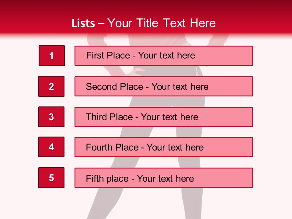 Head Hair Person PowerPoint Template