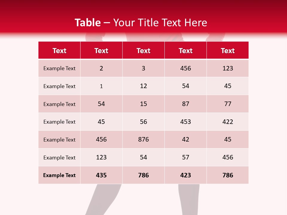 Head Hair Person PowerPoint Template