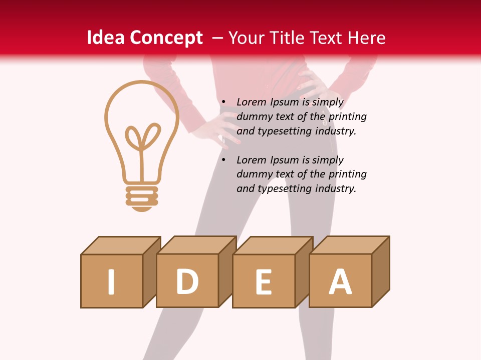 Head Hair Person PowerPoint Template