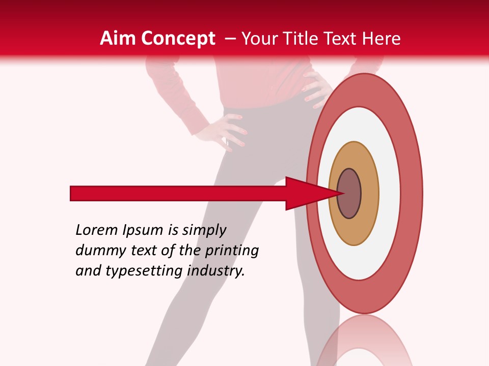 Head Hair Person PowerPoint Template