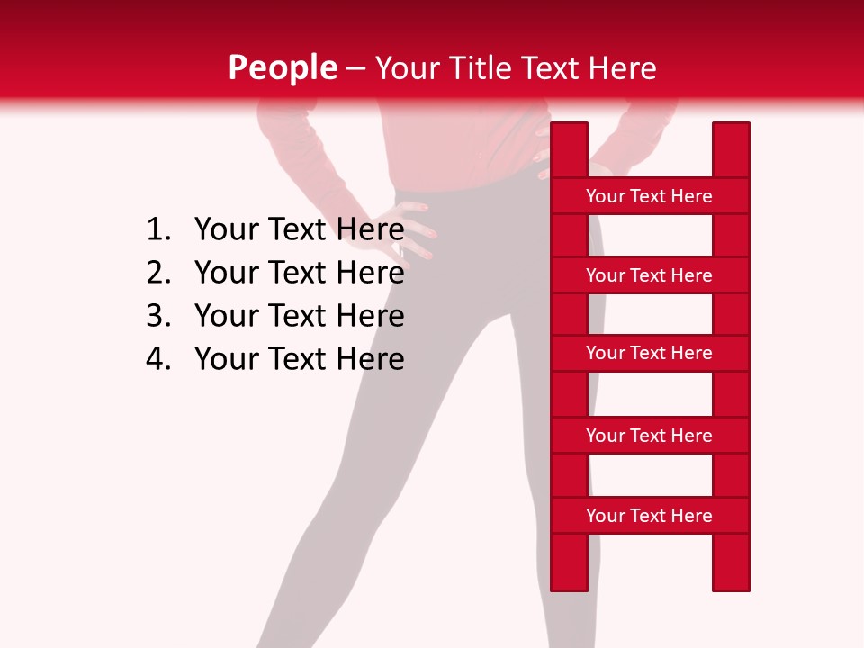 Head Hair Person PowerPoint Template