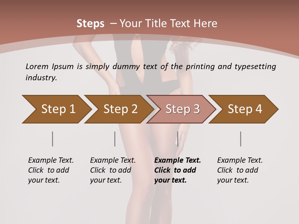 Spa Portrait Fashion PowerPoint Template