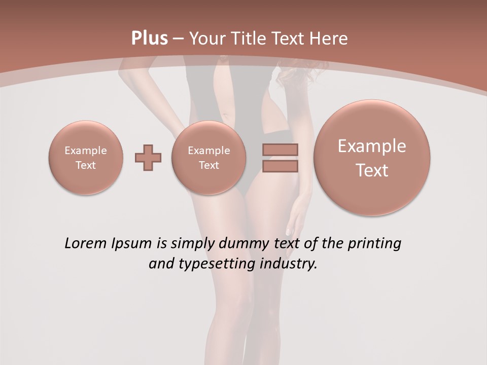 Spa Portrait Fashion PowerPoint Template