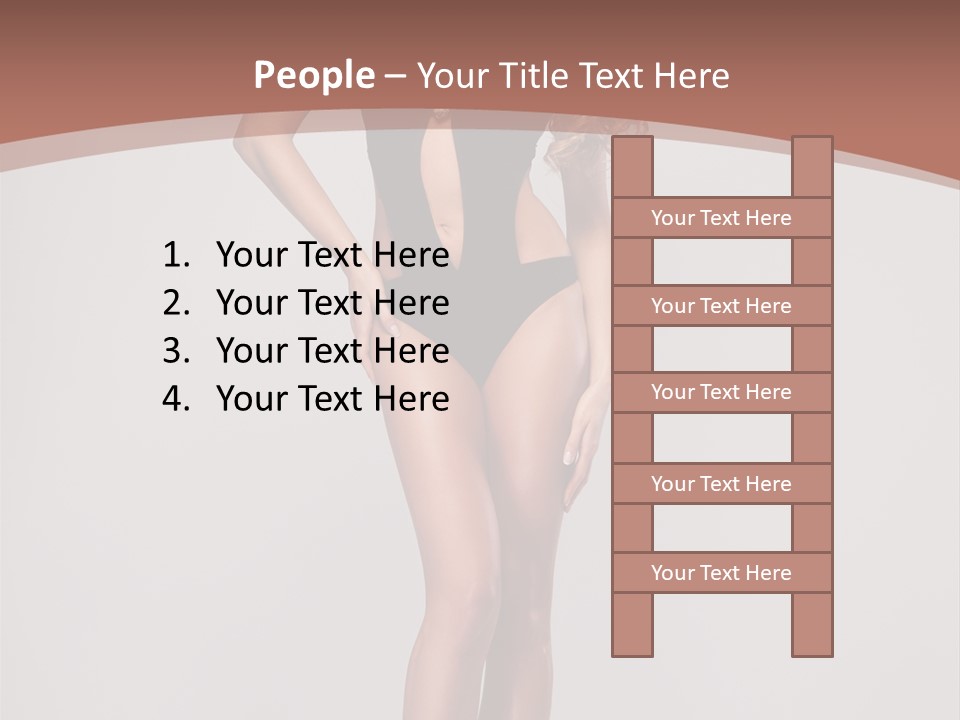 Spa Portrait Fashion PowerPoint Template
