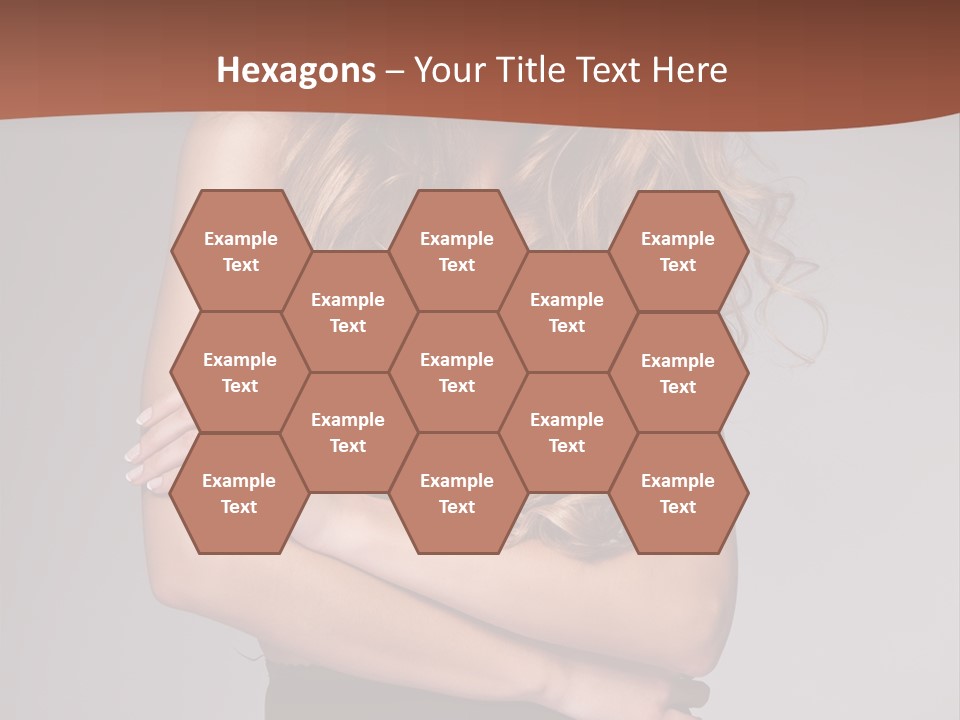 Touch Blond Lifestyle PowerPoint Template